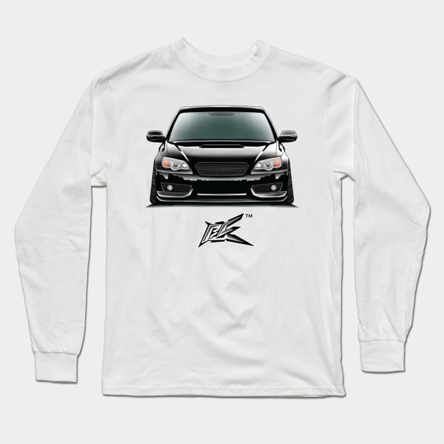 subaru legacy b4 black Long Sleeve T-Shirt by naquash